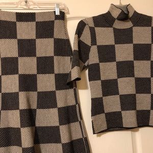 ANN TAYLOR KNIT SWEATER SKIRT AND TOP!